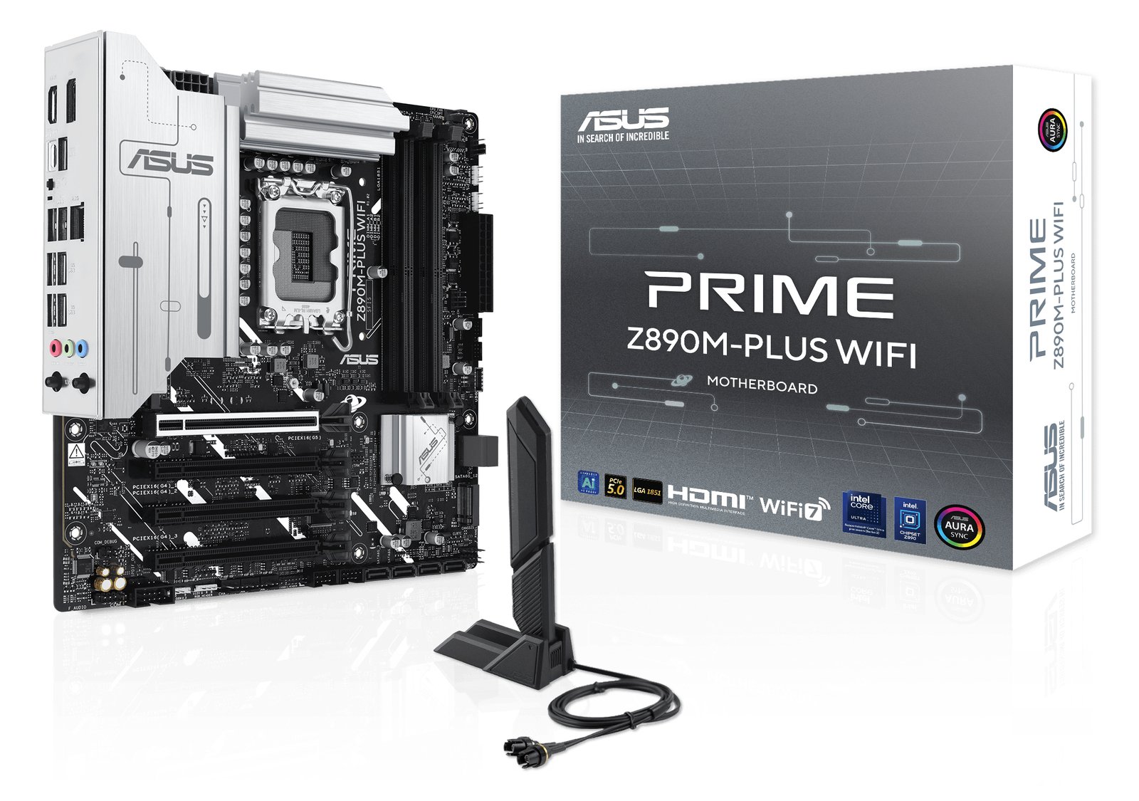 ASUS PRIME Z890M-PLUS WIFI - Motherboard - micro ATX - LGA1851-Sockel - Z890 Chipsatz - USB-C 3.2 Gen 2x2, USB 3.2 Gen 2 von LumaTech