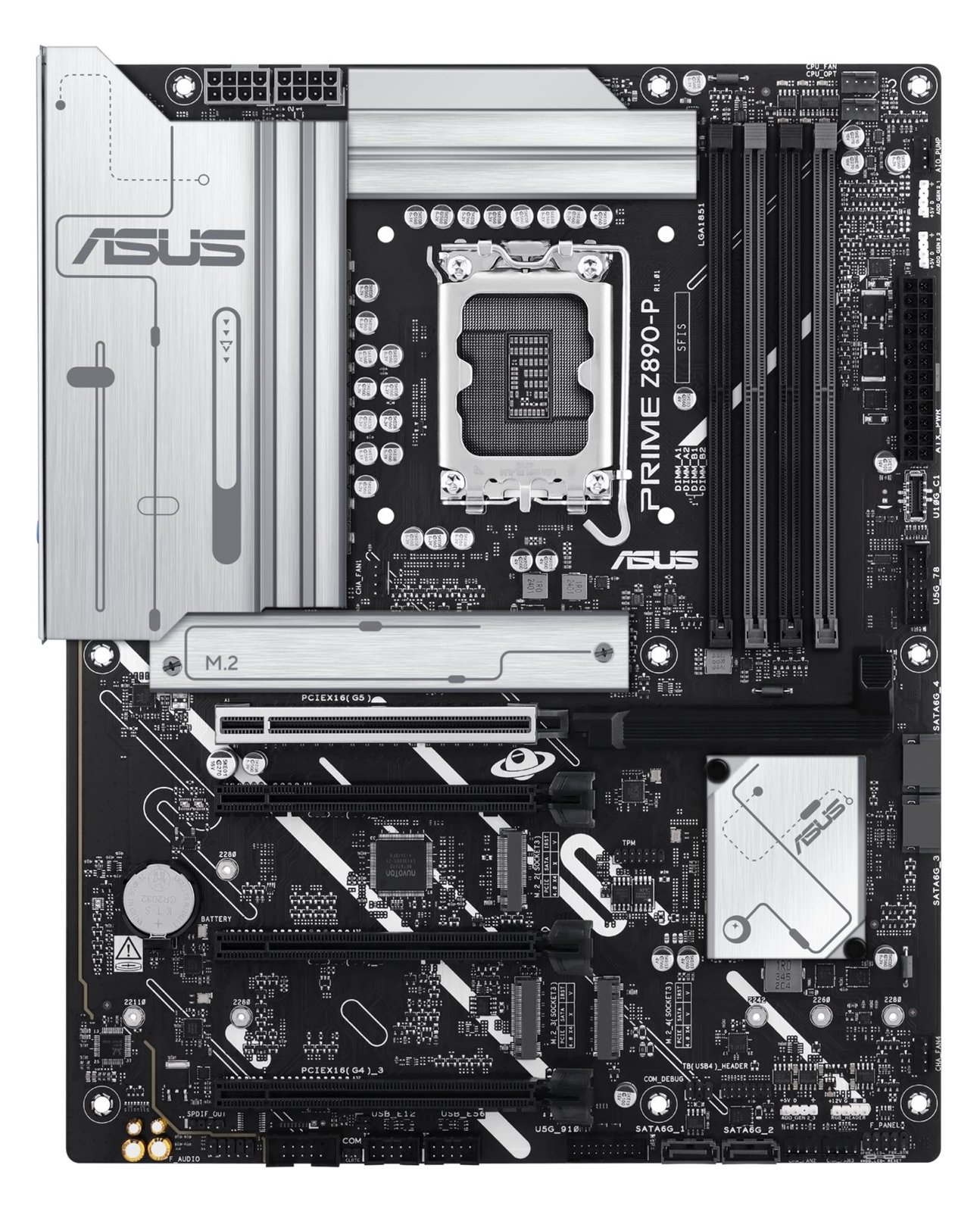 ASUS PRIME Z890-P - Motherboard - micro ATX - LGA1851-Sockel - Z890 Chipsatz - USB-C 3.2 Gen 2x2, USB 3.2 Gen 2 von LumaTech