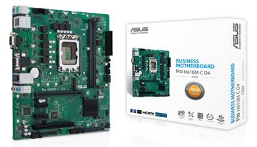 ASUS PRO H610M-C D4-CSM - Motherboard - micro ATX - LGA1700-Sockel - H610 Chipsatz - USB 3.2 Gen 1 - Gigabit LAN von LumaTech