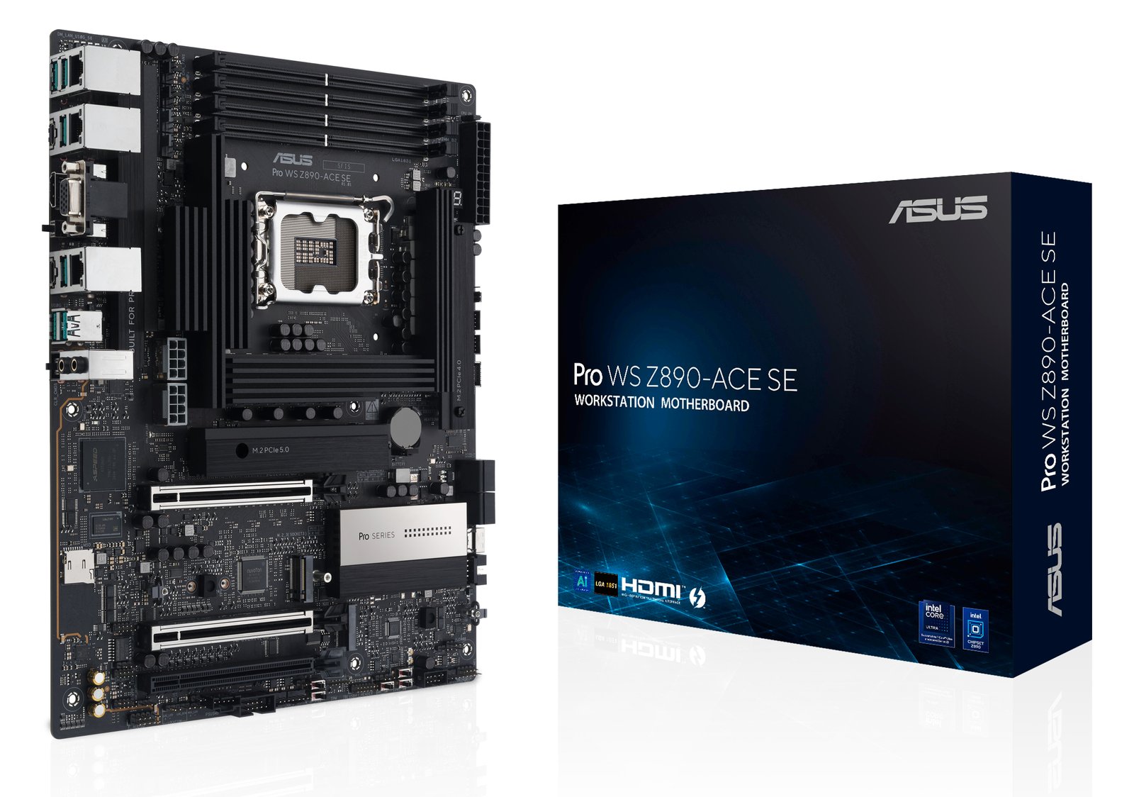 ASUS PRO WS Z890-ACE SE - Motherboard - ATX - LGA1851-Sockel - Z890 Chipsatz - Onboard-Grafik (CPU erforderlich) von LumaTech