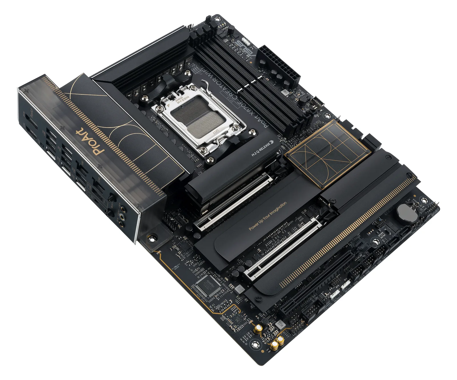 ASUS ProArt X870E-CREATOR WIFI - Motherboard - ATX - Socket AM5 - AMD X870E Chipsatz - USB4, USB-C 3.2 Gen 2x2, Ansicht 2