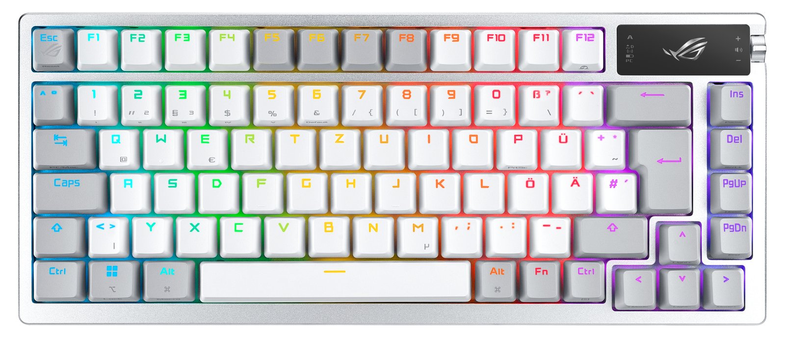 ASUS ROG Azoth - Tastatur - 75%, hot-swappable - TL: Deutsch, QWERTZ