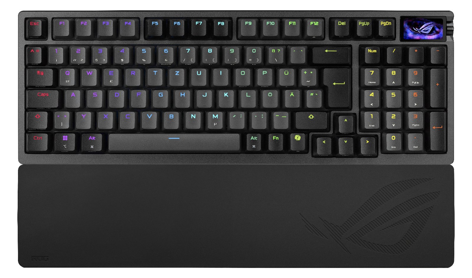 ASUS ROG Azoth 96 HE wireless Gaming Keyboard Hot-Swap ROG HFX V2 Magnetic Switches - TL: Deutsch, QWERTZ