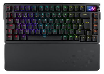 ASUS ROG Azoth Extreme - Tastatur - 75% - mit OLED-Display - backlit - USB-C, Bluetooth 5.1 - TL: Deutsch, QWERTZ von LumaTech