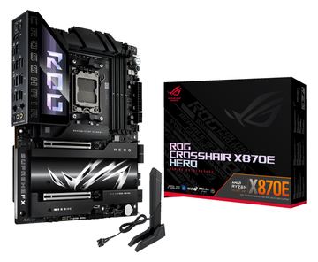ASUS ROG CROSSHAIR X870E HERO - Motherboard - ATX - Socket AM5 - AMD X870E Chipsatz - USB4, USB 3.2 Gen 2 von LumaTech