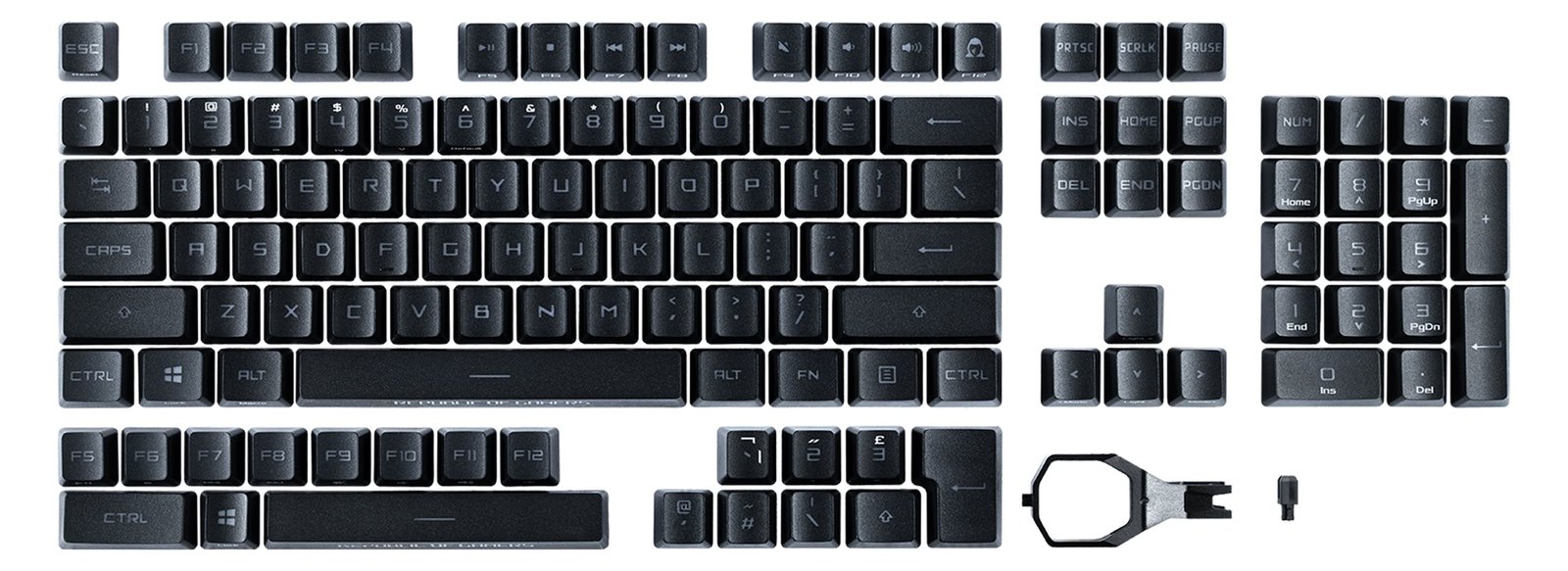 ASUS ROG PBT Doubleshot - Tastenkappen-Satz