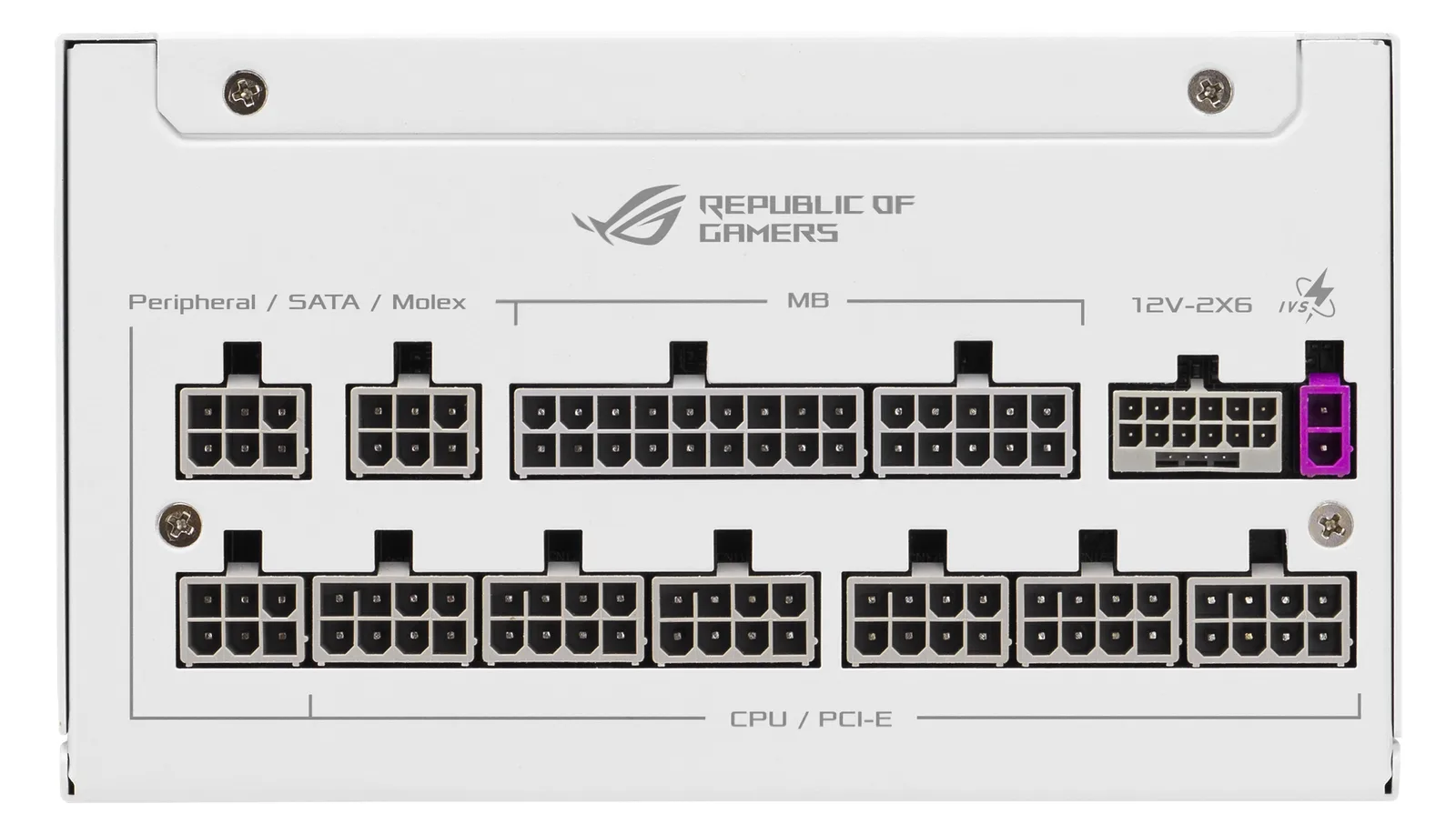 ASUS ROG Strix 1000P White Gaming Netzteil 80+ Platinum Modular 135 mm - PC-/Server Netzteil, Ansicht 4