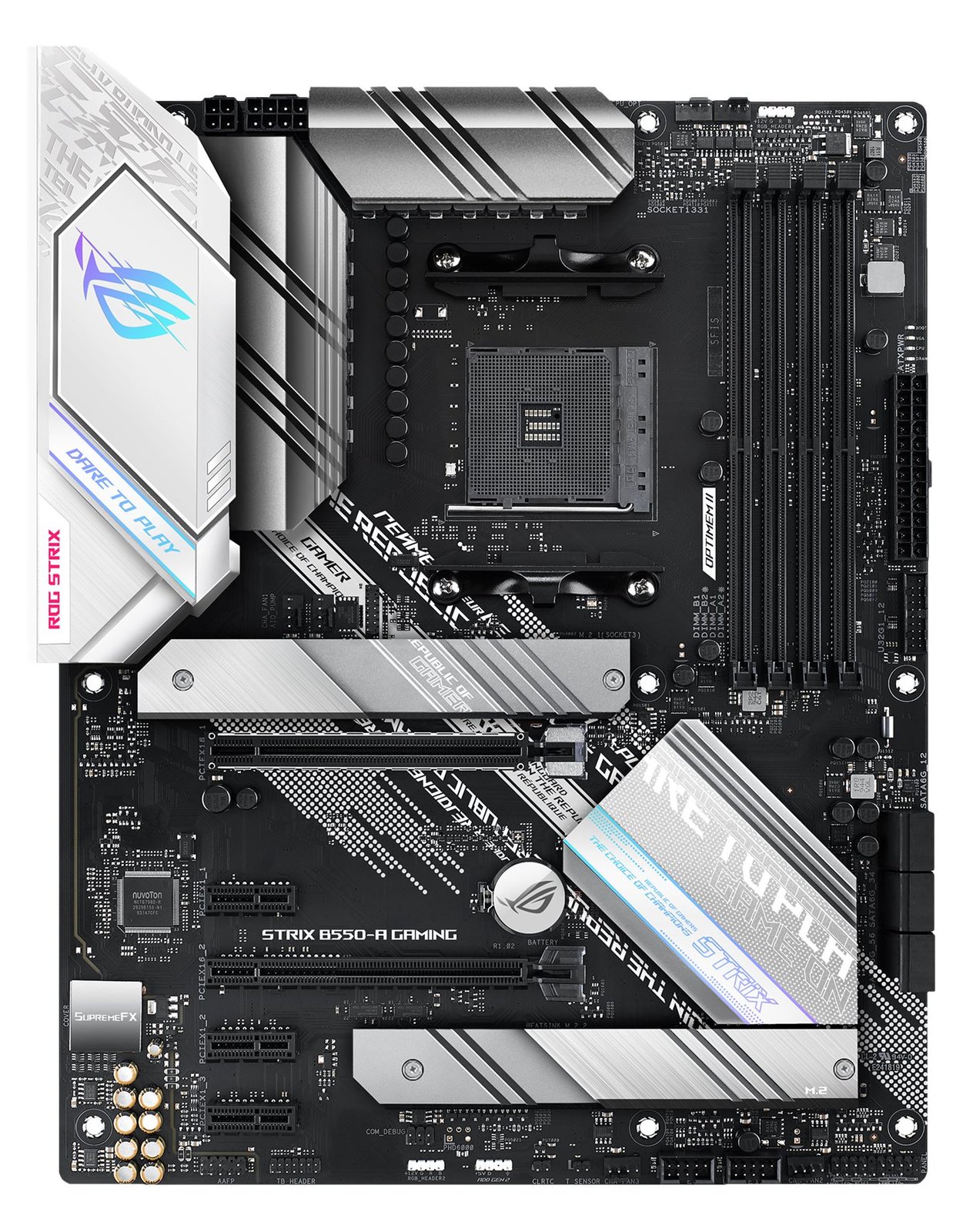 ASUS ROG STRIX B550-A GAMING - Motherboard - ATX - Socket AM4 - AMD B550 Chipsatz von LumaTech