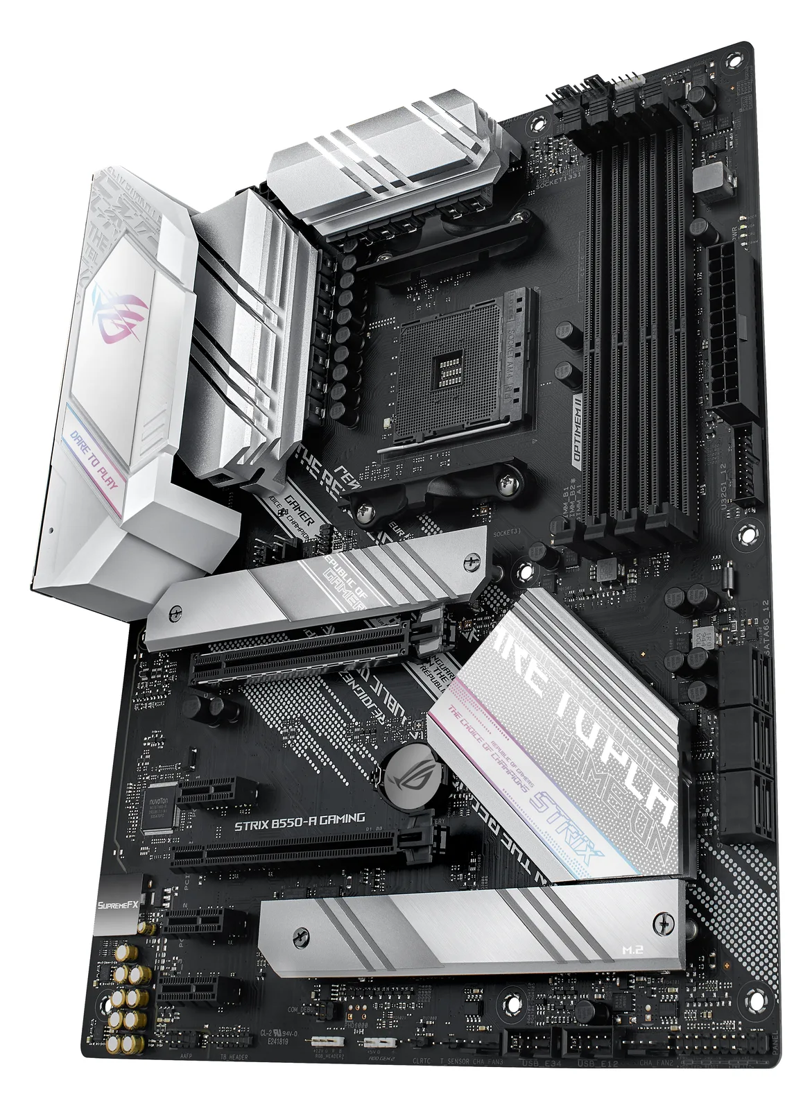 ASUS ROG STRIX B550-A GAMING - Motherboard - ATX - Socket AM4 - AMD B550 Chipsatz, Ansicht 4