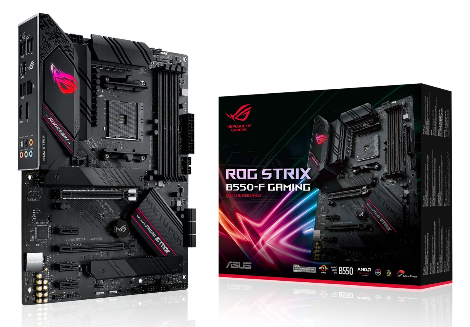 ASUS ROG STRIX B550-F GAMING - Motherboard - ATX - Socket AM4 - AMD B550 Chipsatz von LumaTech