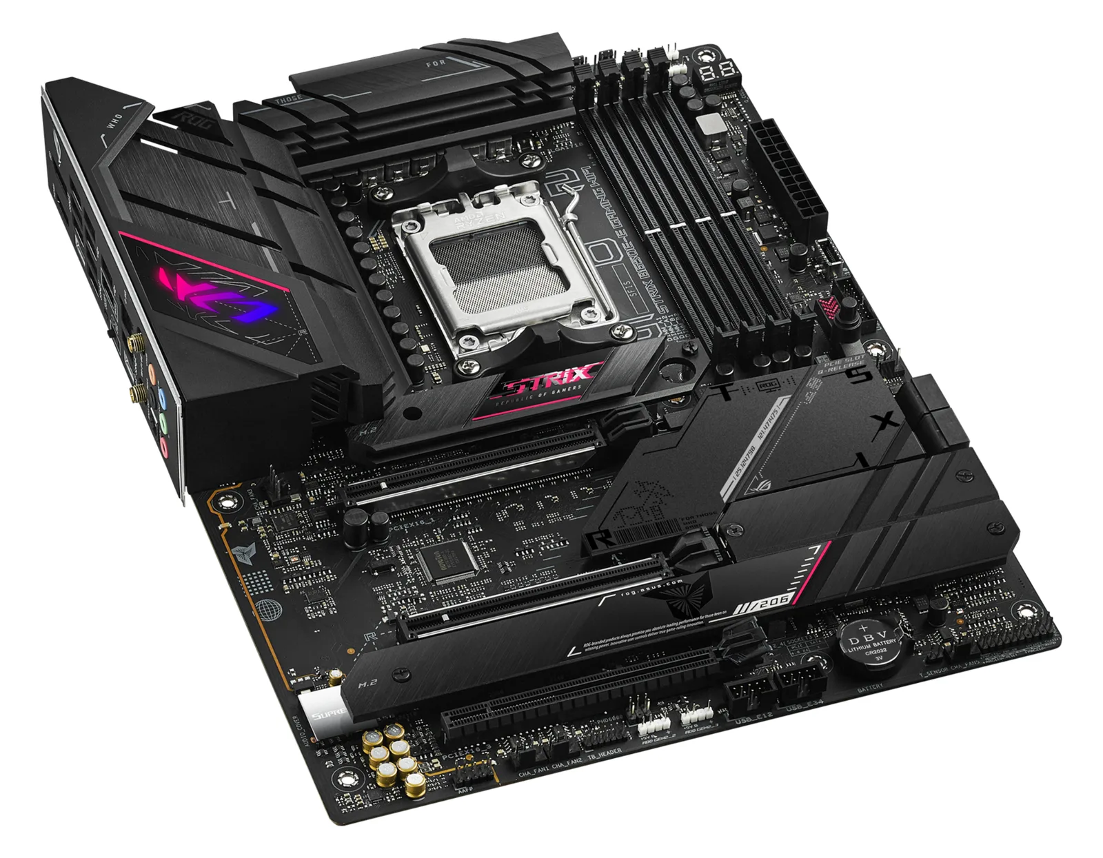 ASUS ROG Strix B650E-E Gaming WiFi - Motherboard - ATX - Socket AM5 - AMD B650 Chipsatz, Ansicht 3