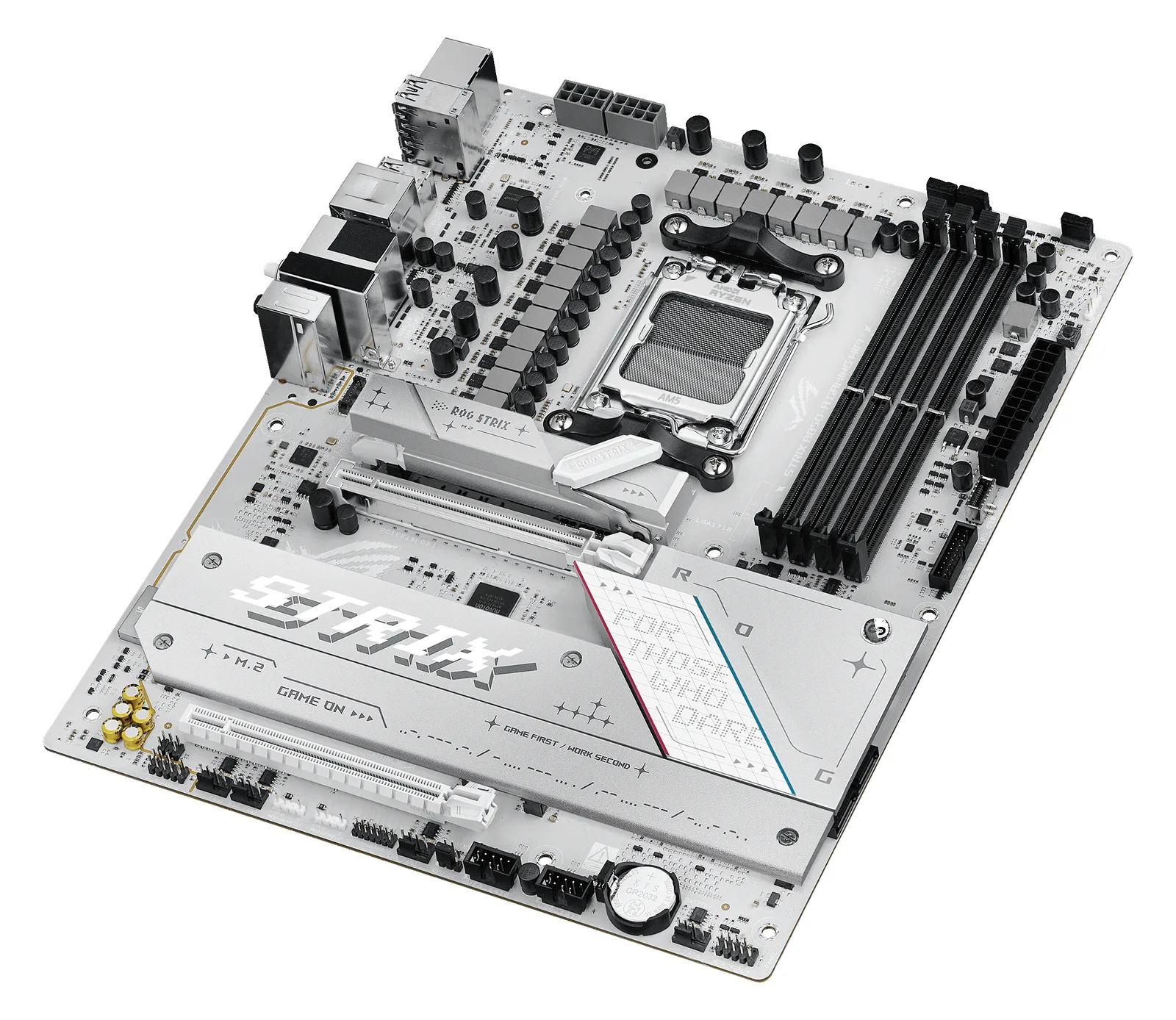 ASUS ROG STRIX B850-A GAMING WIFI - Motherboard - ATX - Socket AM5 - AMD B850 Chipsatz, Onboard-Grafik(CPU erforderlich), Ansicht 3