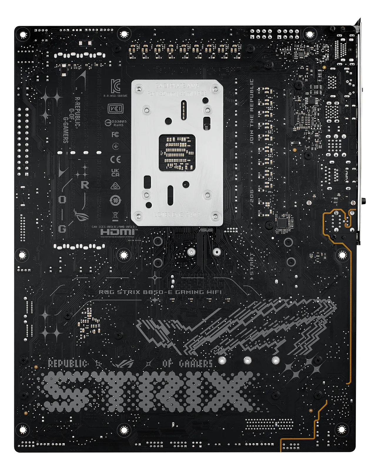 ASUS ROG STRIX B850-E GAMING WIFI - Motherboard - ATX - Socket AM5 - AMD B850 Chipsatz, Onboard-Grafik(CPU erforderlich), Ansicht 2