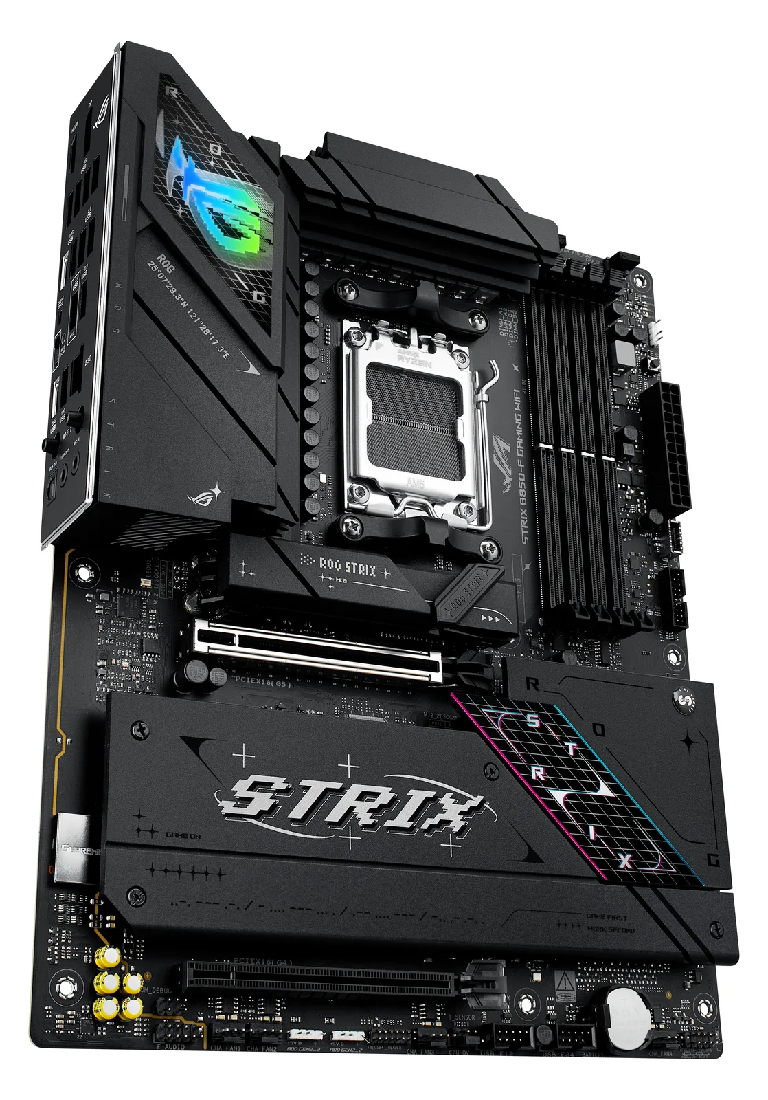 ASUS ROG STRIX B850-F GAMING WIFI - Motherboard - ATX - Socket AM5 - AMD B850 Chipsatz, Onboard-Grafik(CPU erforderlich), Ansicht 2