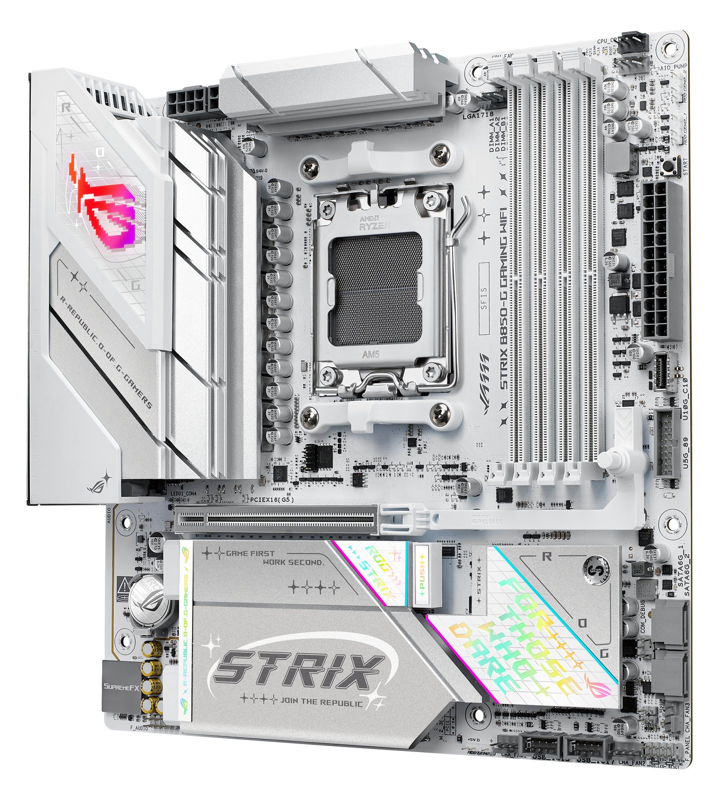 ASUS ROG STRIX B850-G GAMING - Motherboard - micro ATX - Socket AM5 - AMD B850 Chipsatz - 2.5 GB LAN, Wi-Fi 7, Bluetooth von LumaTech