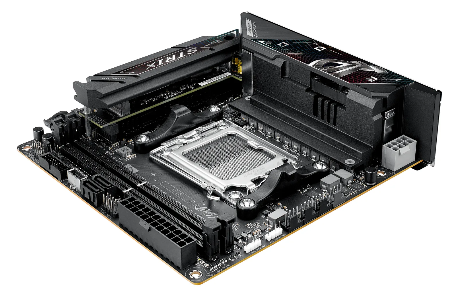 ASUS ROG STRIX B850-I GAMING WIFI - Motherboard - Mini-ITX - Socket AM5 - AMD B850 - Onboard-Grafik (CPU erforderlich), Ansicht 3
