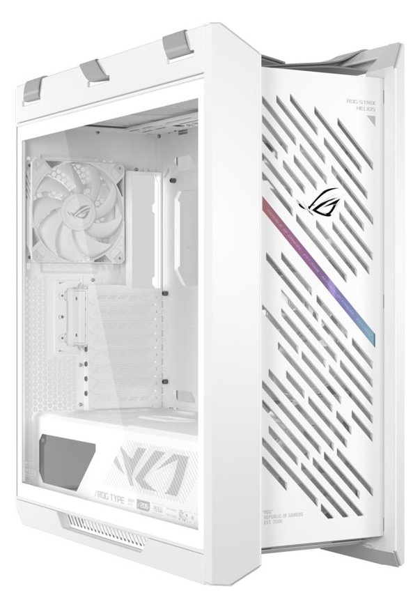ASUS ROG Strix Helios II - White Edition - mid tower - E-ATX - Seitenteil mit Fenster (gehärtetes Glas) von LumaTech