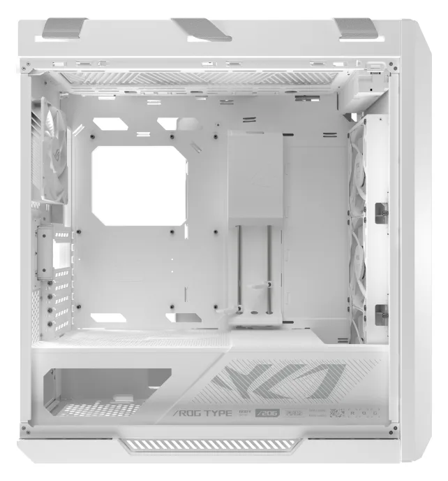 ASUS ROG Strix Helios II - White Edition - mid tower - E-ATX - Seitenteil mit Fenster (gehärtetes Glas), Ansicht 2