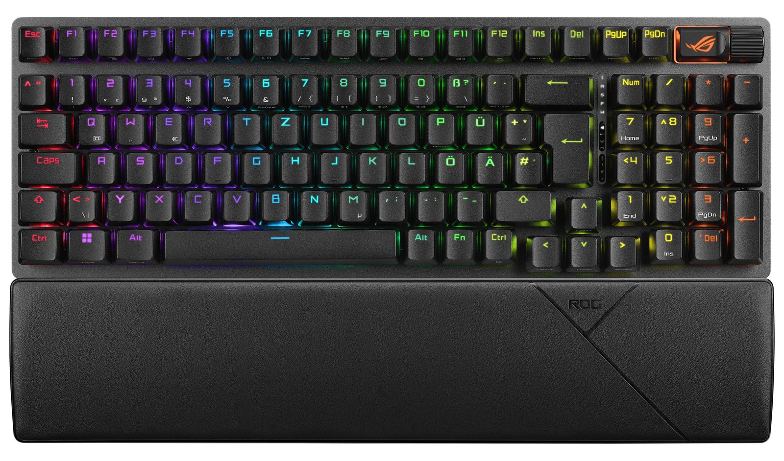ASUS ROG Strix Scope II 96 Wireless - USB + RF Wireless + Bluetooth - Mechanischer Switch  - TL: Deutsch, QWERTZ