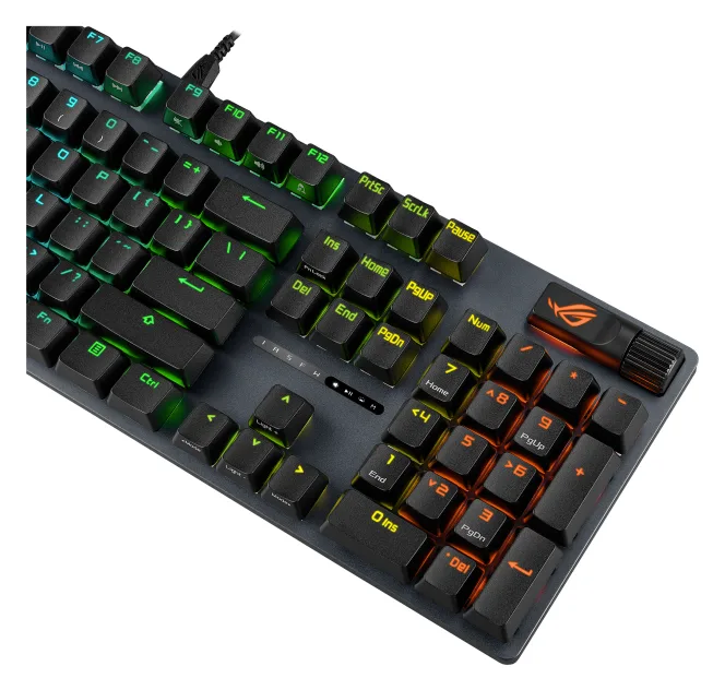 ASUS Tastatur ROG STRIX SCOPE II X CH (90MP03XF-BKWA00) - TL: Schweiz, QWERTZ, Ansicht 2