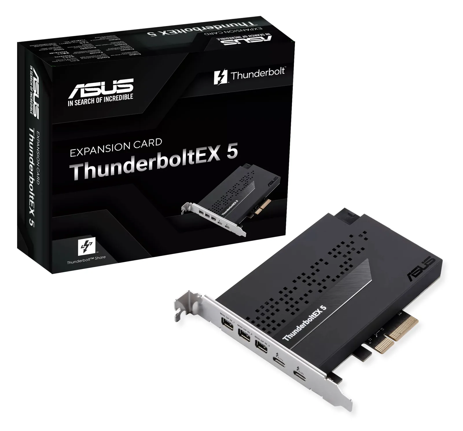 ASUS ThunderboltEX 5 - Thunderbolt-Adapter - PCIe 4.0 x4, Ansicht 3