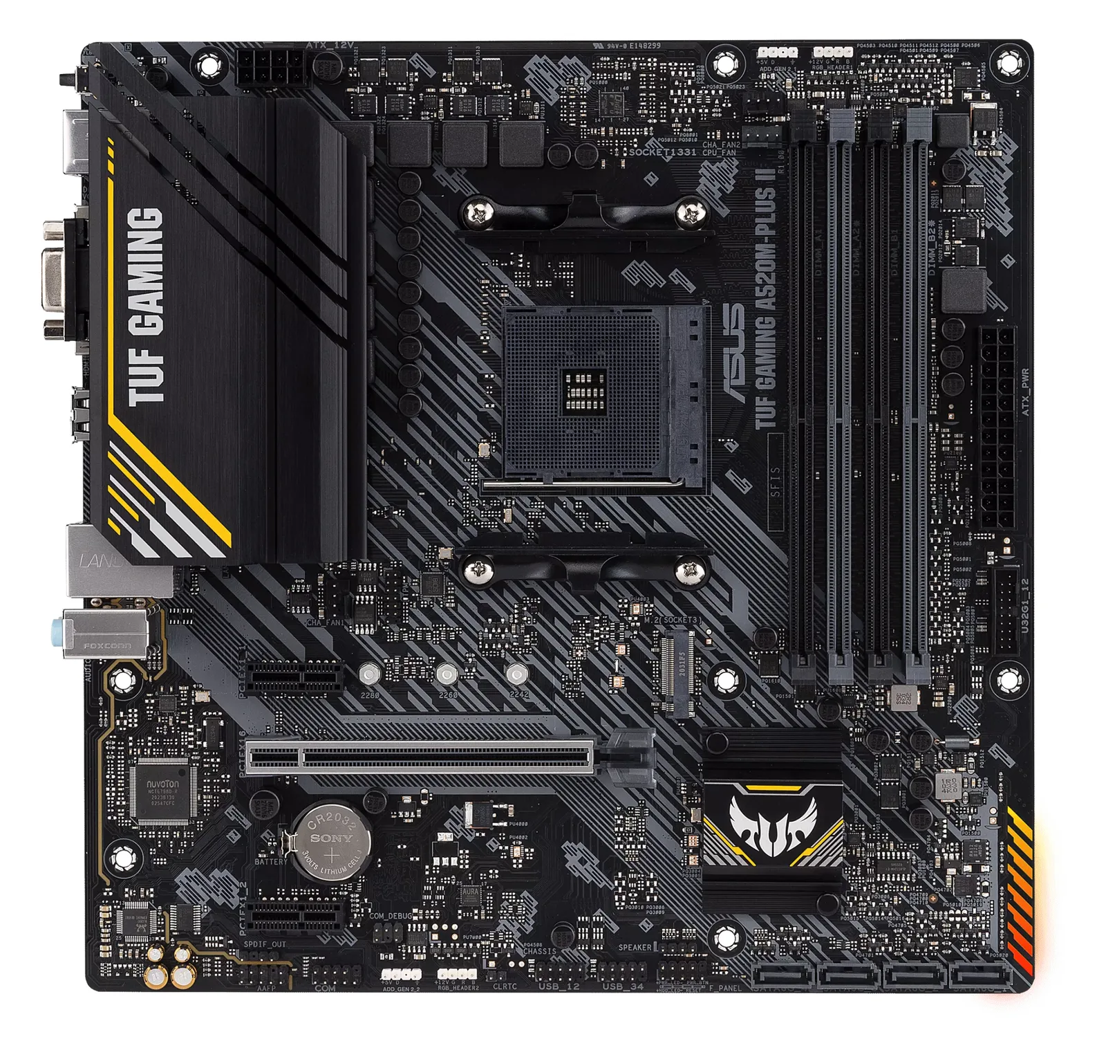 ASUS TUF GAMING A520M-PLUS II - Motherboard - micro ATX - Socket AM4 - AMD A520 Chipsatz, Ansicht 2