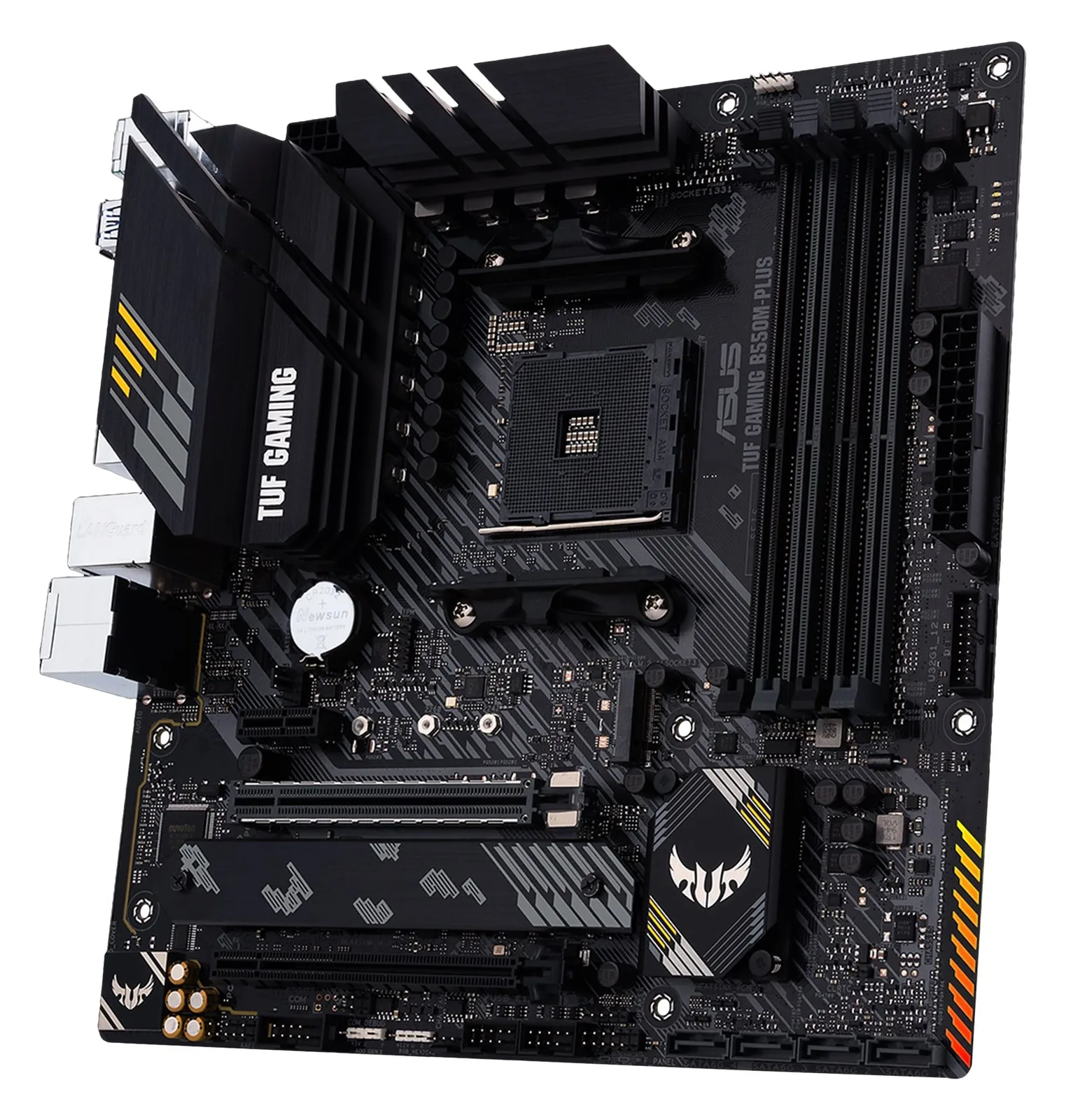 ASUS TUF GAMING B550M-PLUS - Motherboard - micro ATX - Socket AM4 - AMD B550 Chipsatz, Ansicht 3