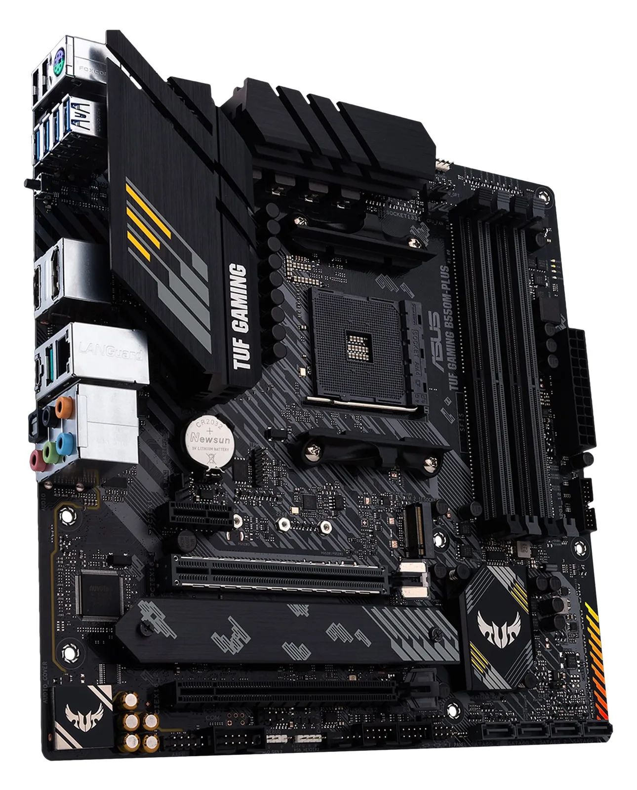 ASUS TUF GAMING B550M-PLUS - Motherboard - micro ATX - Socket AM4 - AMD B550 Chipsatz, Ansicht 4