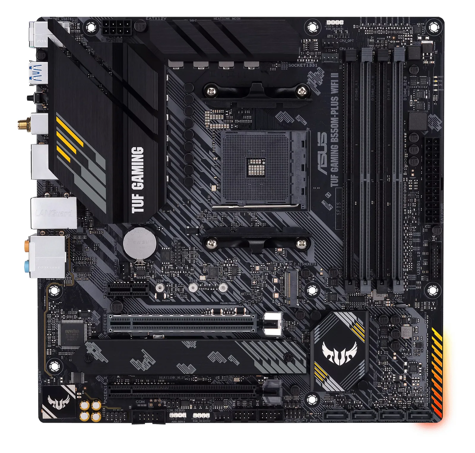 ASUS TUF GAMING B550M-PLUS WIFI II - Motherboard - micro ATX - Socket AM4 - AMD B550 Chipsatz, Ansicht 2