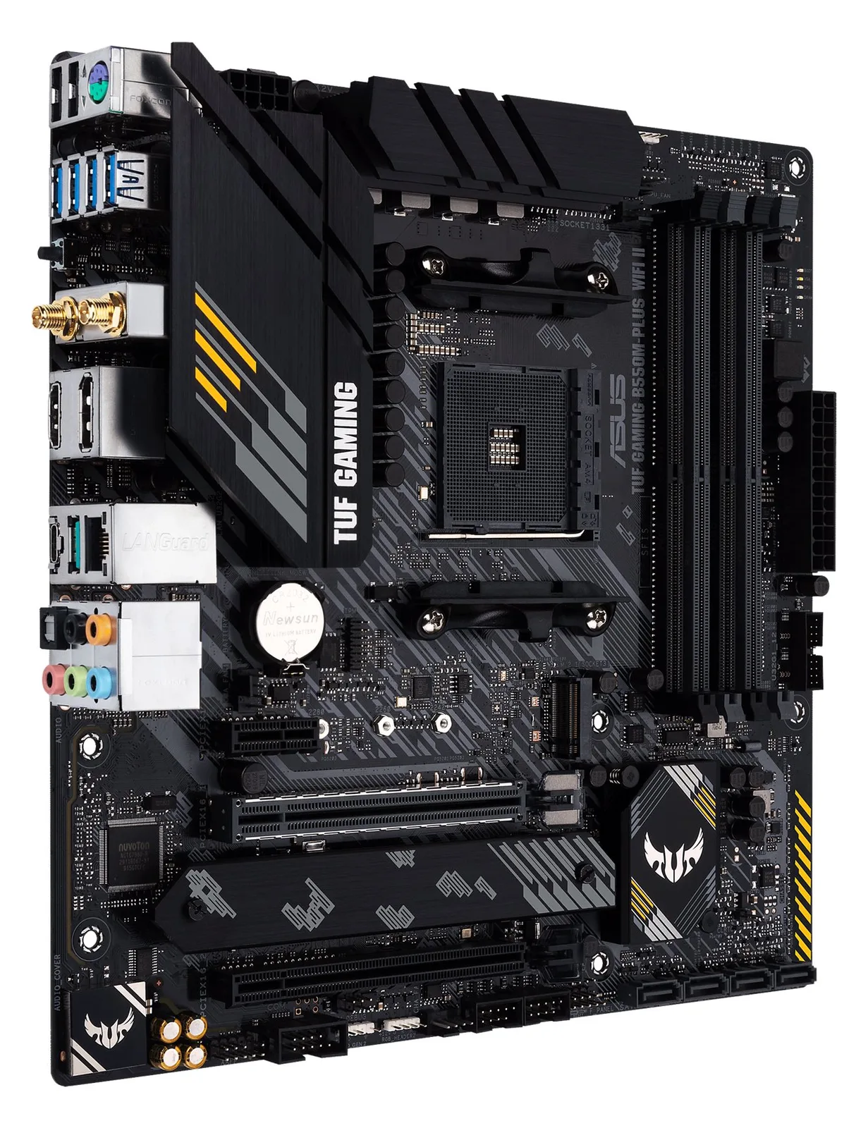ASUS TUF GAMING B550M-PLUS WIFI II - Motherboard - micro ATX - Socket AM4 - AMD B550 Chipsatz, Ansicht 4