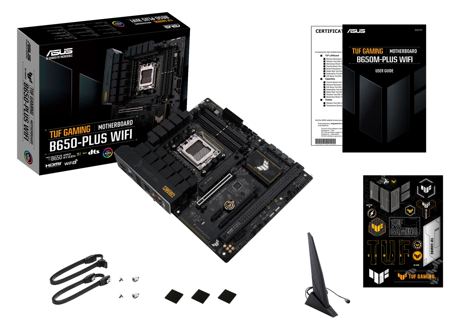 ASUS TUF Gaming B650-Plus WiFi - Motherboard - ATX - Socket AM5 - AMD B650 Chipsatz, Ansicht 3