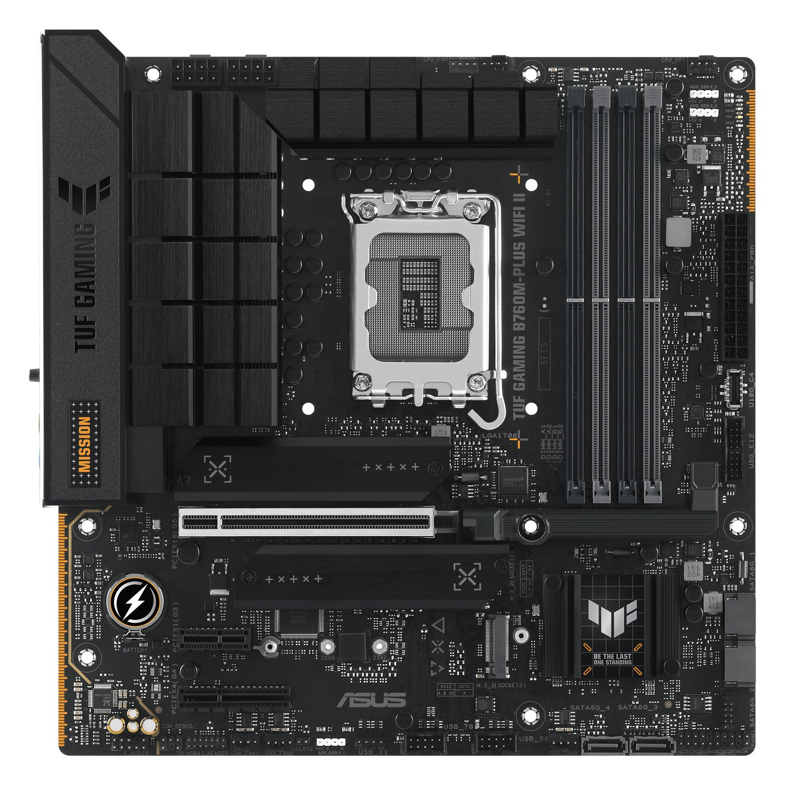 ASUS TUF GAMING B760M-PLUS WIFI II - Motherboard - micro ATX - LGA1700-Sockel - B760 Chipsatz - USB 3.2 Gen 1 von LumaTech