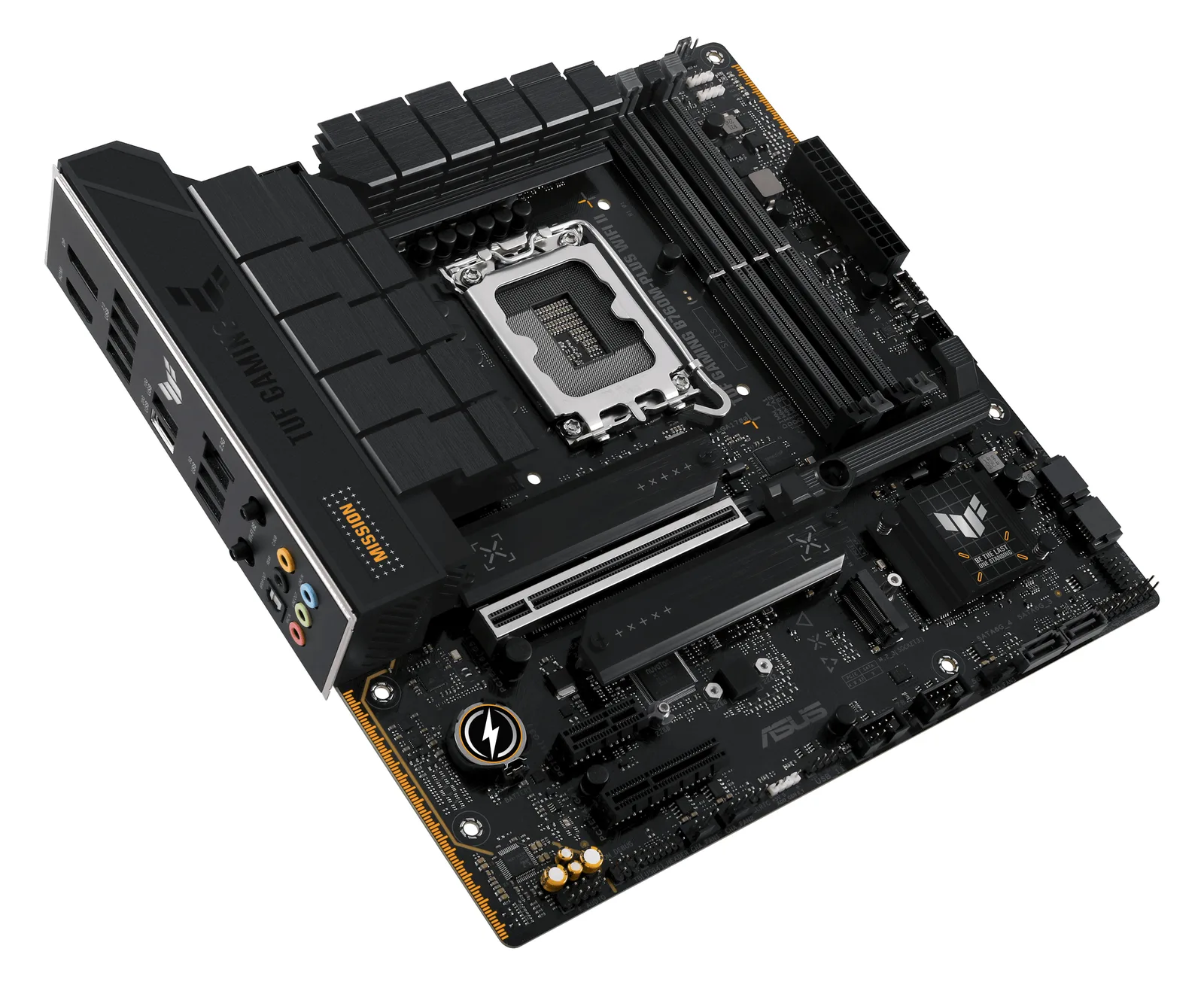 ASUS TUF GAMING B760M-PLUS WIFI II - Motherboard - micro ATX - LGA1700-Sockel - B760 Chipsatz - USB 3.2 Gen 1, Ansicht 4
