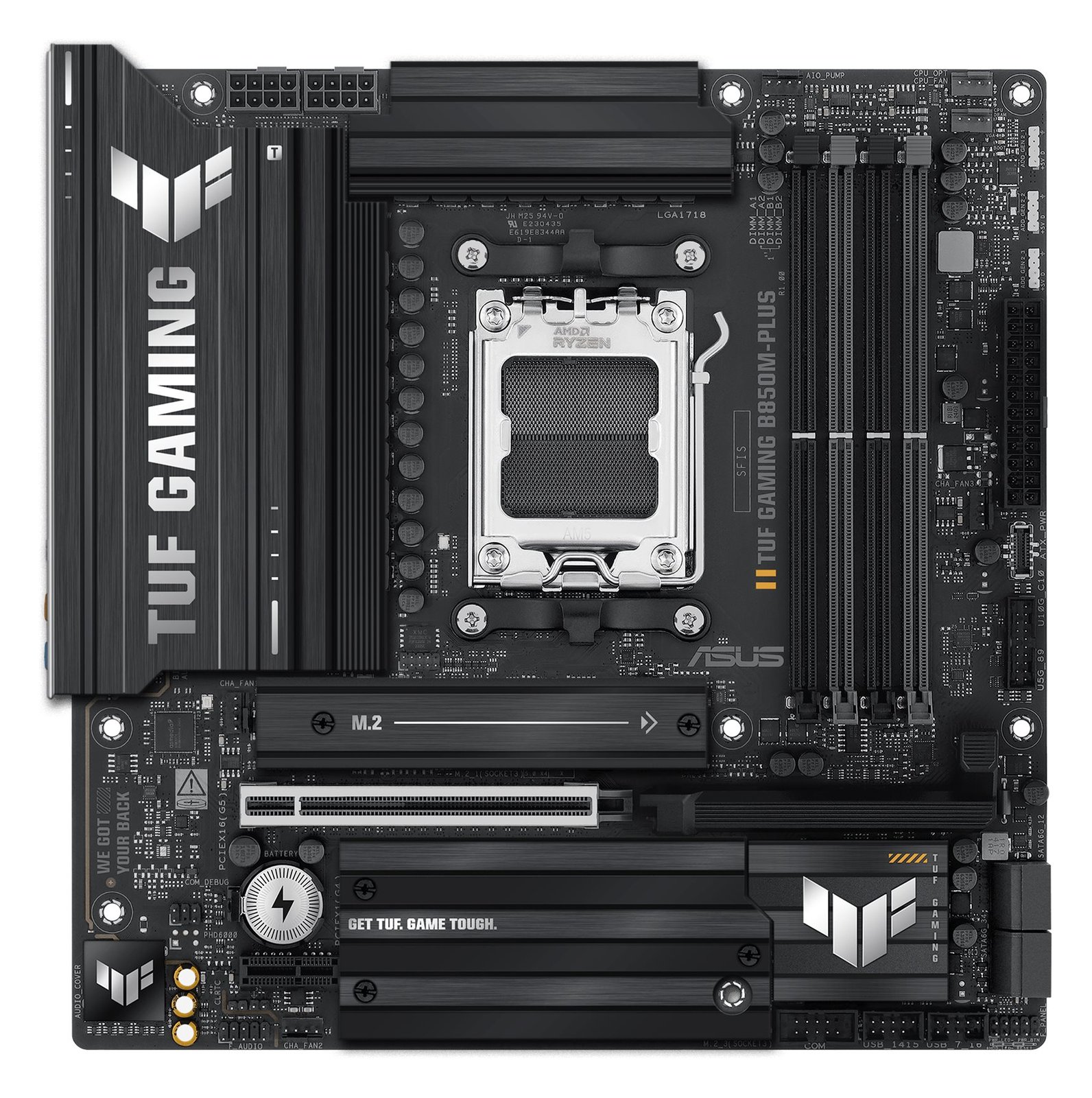 ASUS TUF GAMING B850M-PLUS - Motherboard - micro ATX - Socket AM5 - AMD B850 Chipsatz - Onboard-Grafik(CPU erforderlich) von LumaTech
