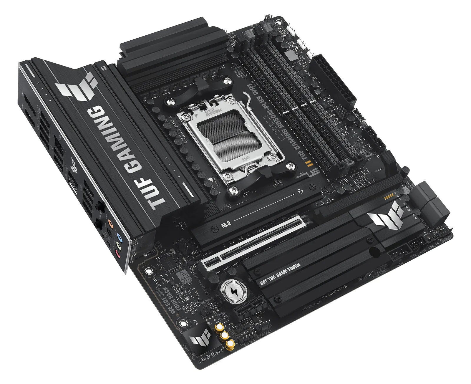 ASUS TUF GAMING B850M-PLUS WIFI - Motherboard - micro ATX - Socket AM5 - AMD B850 - Onboard-Grafik (CPU erforderlich), Ansicht 2
