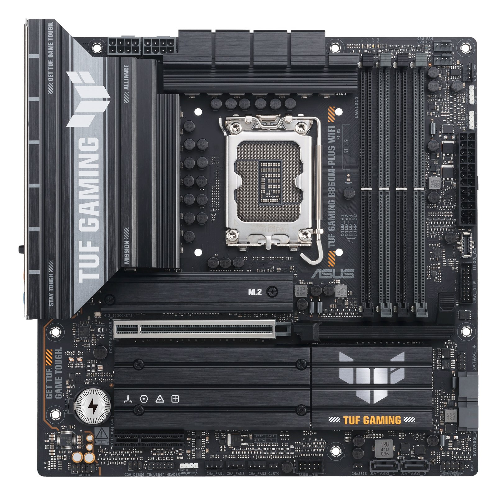ASUS TUF GAMING B860M-PLUS WIFI - Motherboard - micro ATX - LGA1851-Sockel - B860 - Onboard-Grafik (CPU erforderlich) von LumaTech