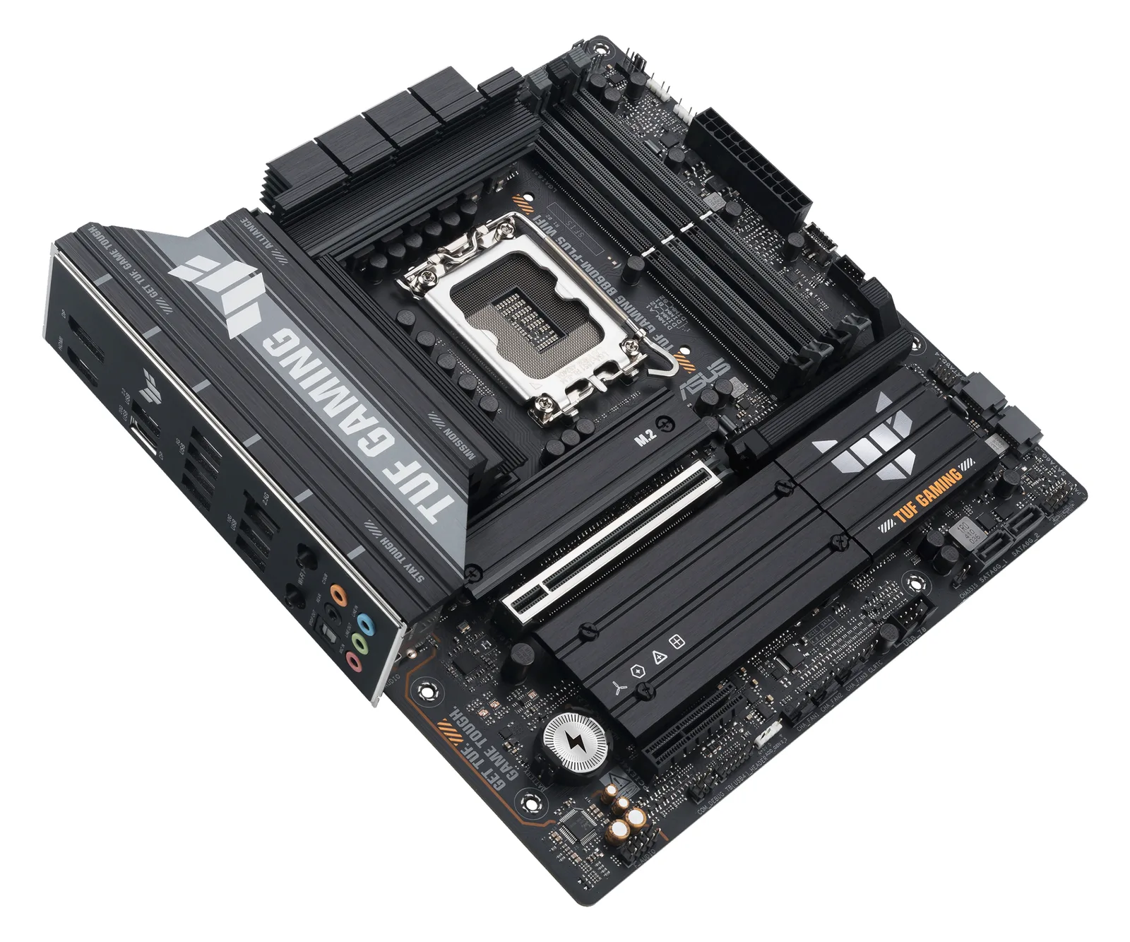 ASUS TUF GAMING B860M-PLUS WIFI - Motherboard - micro ATX - LGA1851-Sockel - B860 - Onboard-Grafik (CPU erforderlich), Ansicht 3