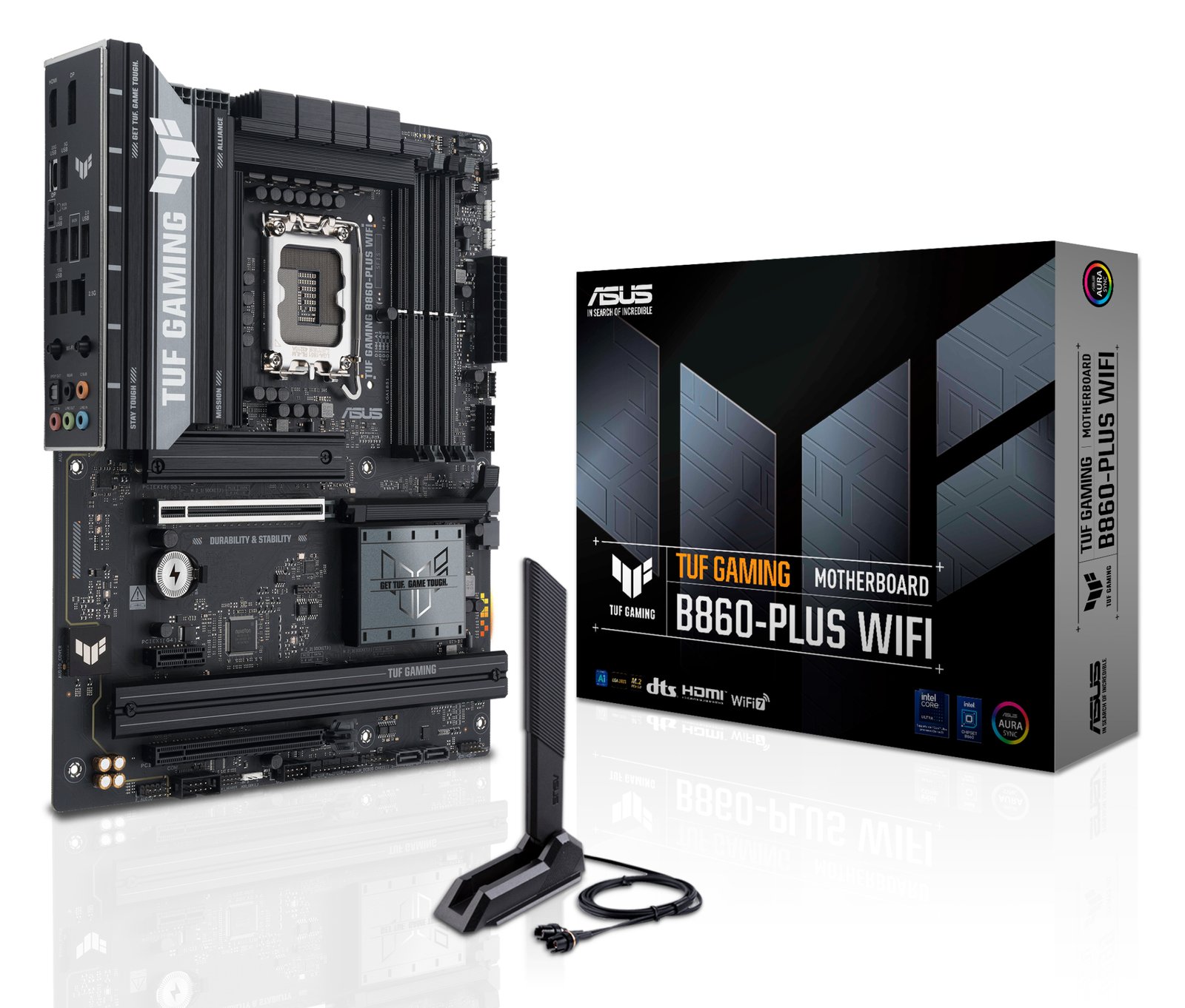 ASUS TUF GAMING B860-PLUS WIFI - Motherboard - ATX - LGA1851-Sockel - B860 Chipsatz - Onboard-Grafik (CPU erforderlich) von LumaTech