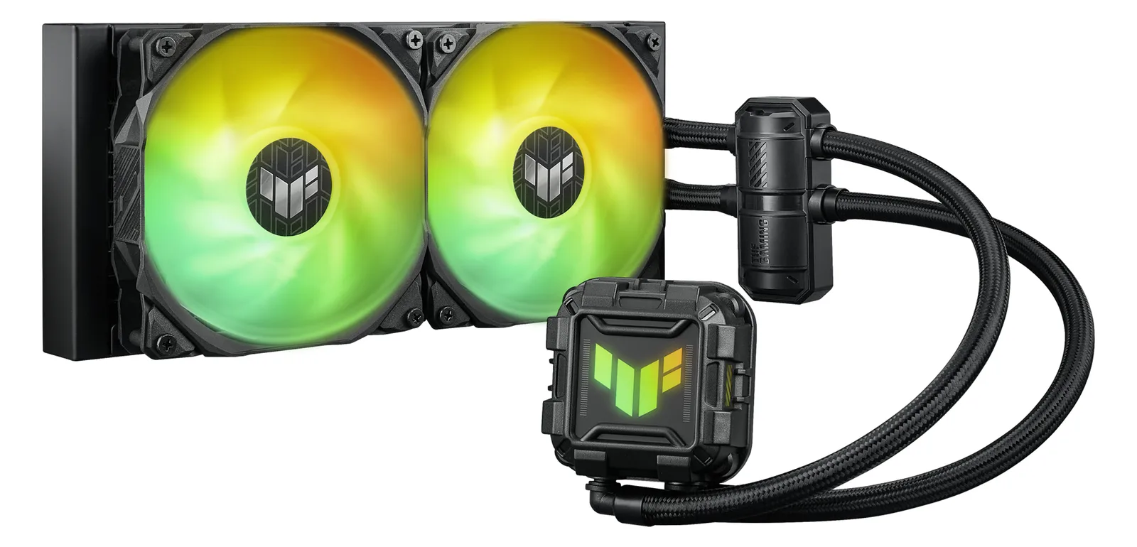ASUS TUF Gaming LC 240 II ARGB - Prozessor-Flüssigkeitskühlsystem - Kühlergröße: 240 mm - (für: AM4, LGA1200, LGA1700 ), Ansicht 2