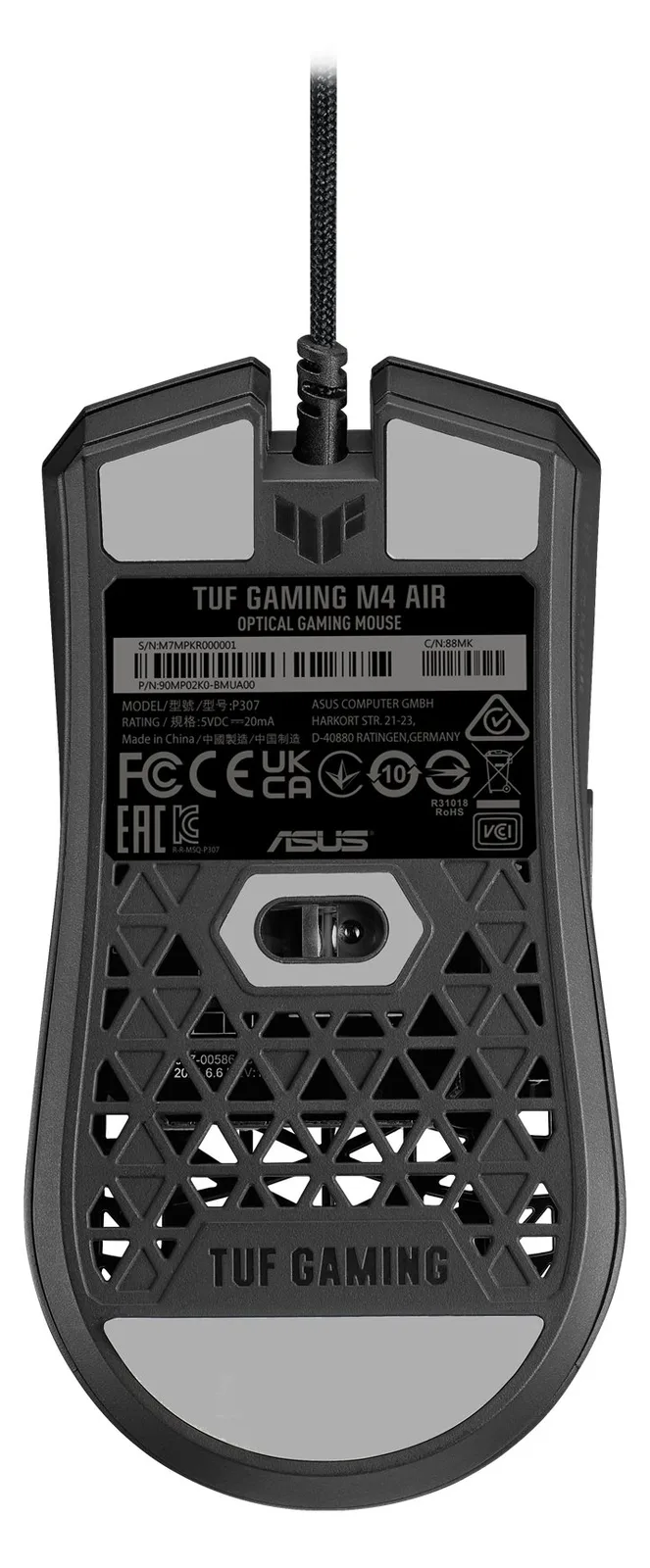 ASUS TUF Gaming M4 Air - Maus - optisch - 6 Tasten, Ansicht 3