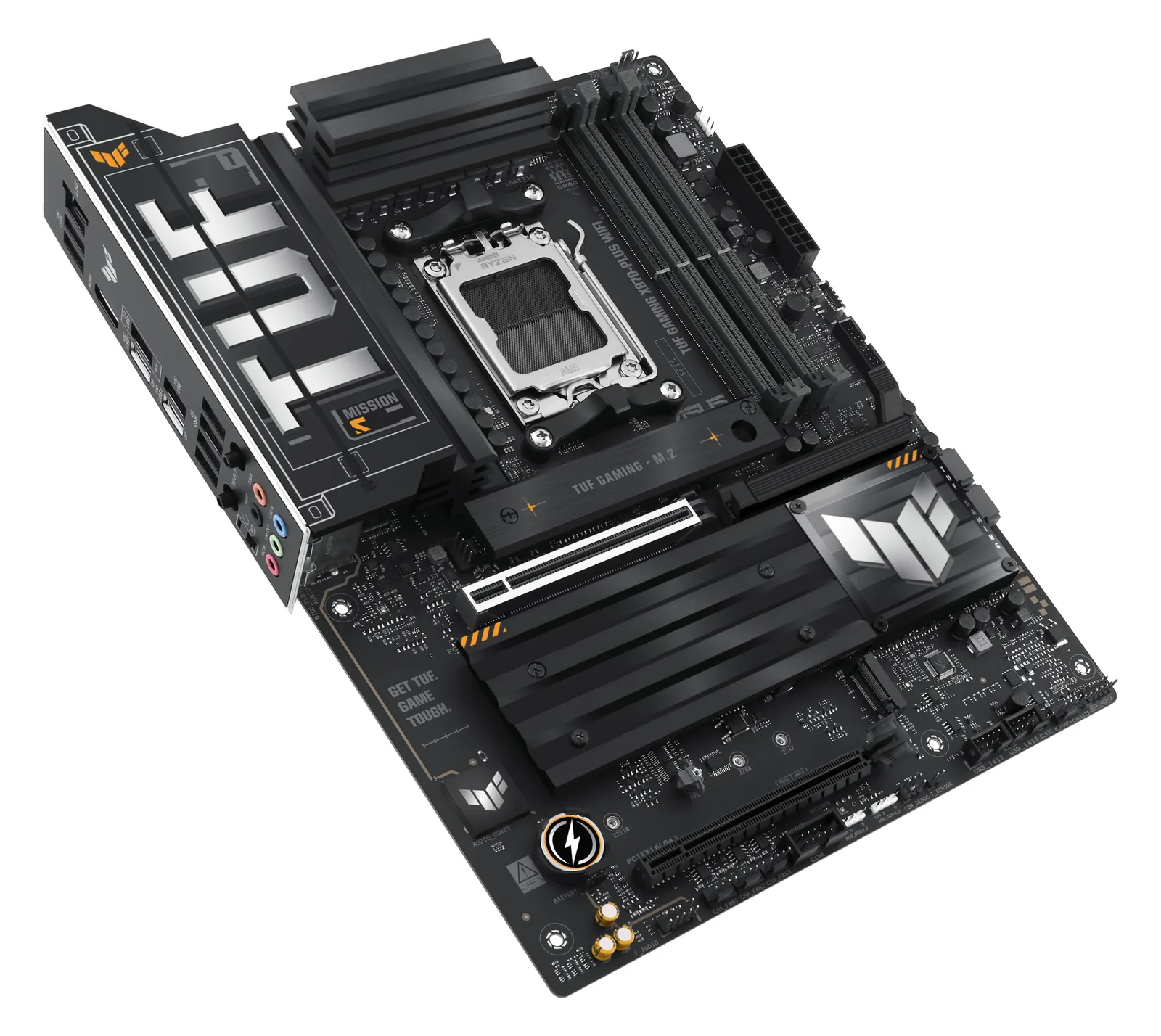 ASUS TUF GAMING X870-PLUS WIFI - Motherboard - ATX - Socket AM5 - AMD X870 Chipsatz - USB4, USB-C 3.2 Gen 2x2, Ansicht 2