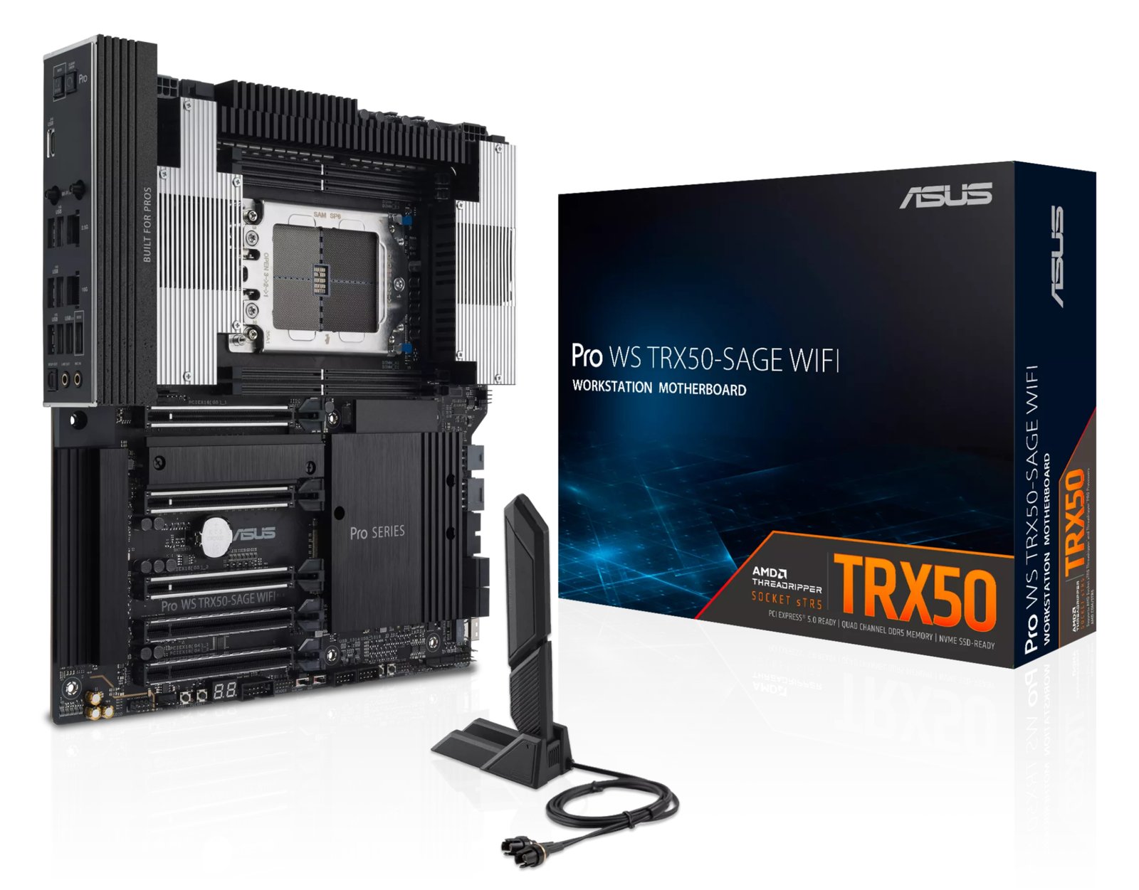 ASUS PRO WS TRX50-SAGE WIFI - Motherboard - SSI CEB - Socket sTR5 - AMD TRX50 Chipsatz - E-ATX von LumaTech