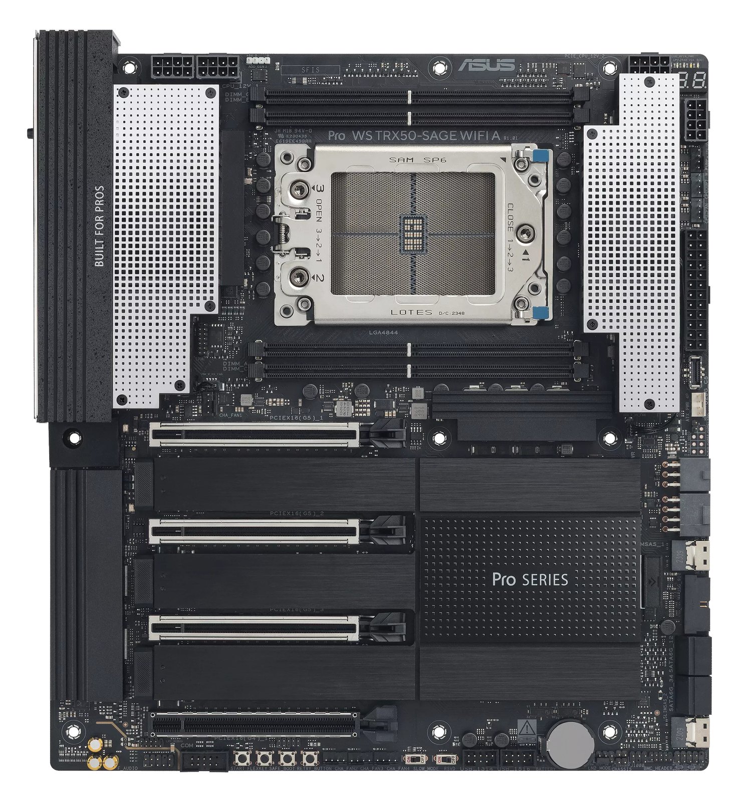 ASUS PRO WS TRX50-SAGE WIFI A - Motherboard - SSI CEB - Socket sTR5 - AMD TRX50 Chipsatz - E-ATX von LumaTech