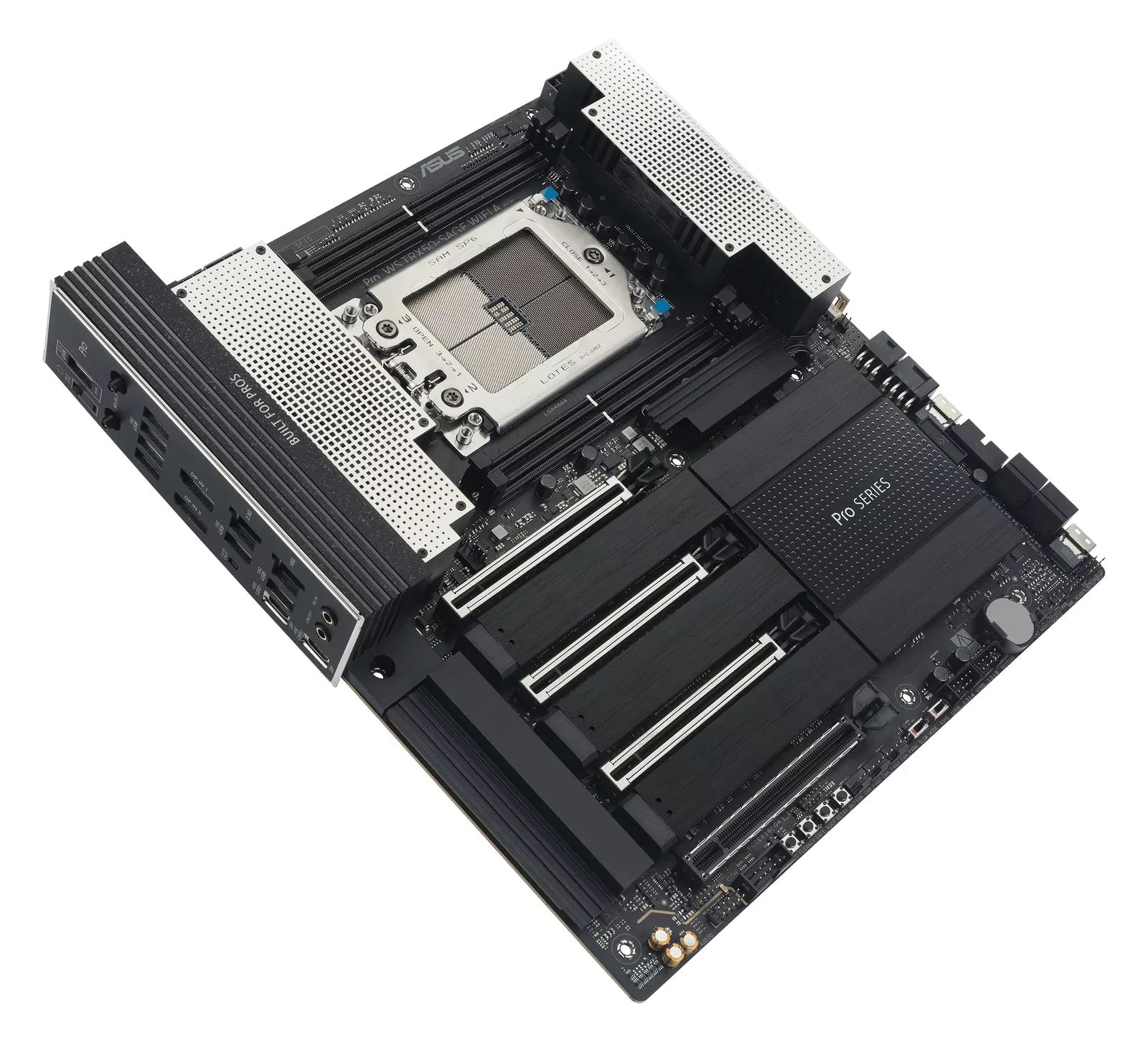 ASUS PRO WS TRX50-SAGE WIFI A - Motherboard - SSI CEB - Socket sTR5 - AMD TRX50 Chipsatz - E-ATX, Ansicht 4