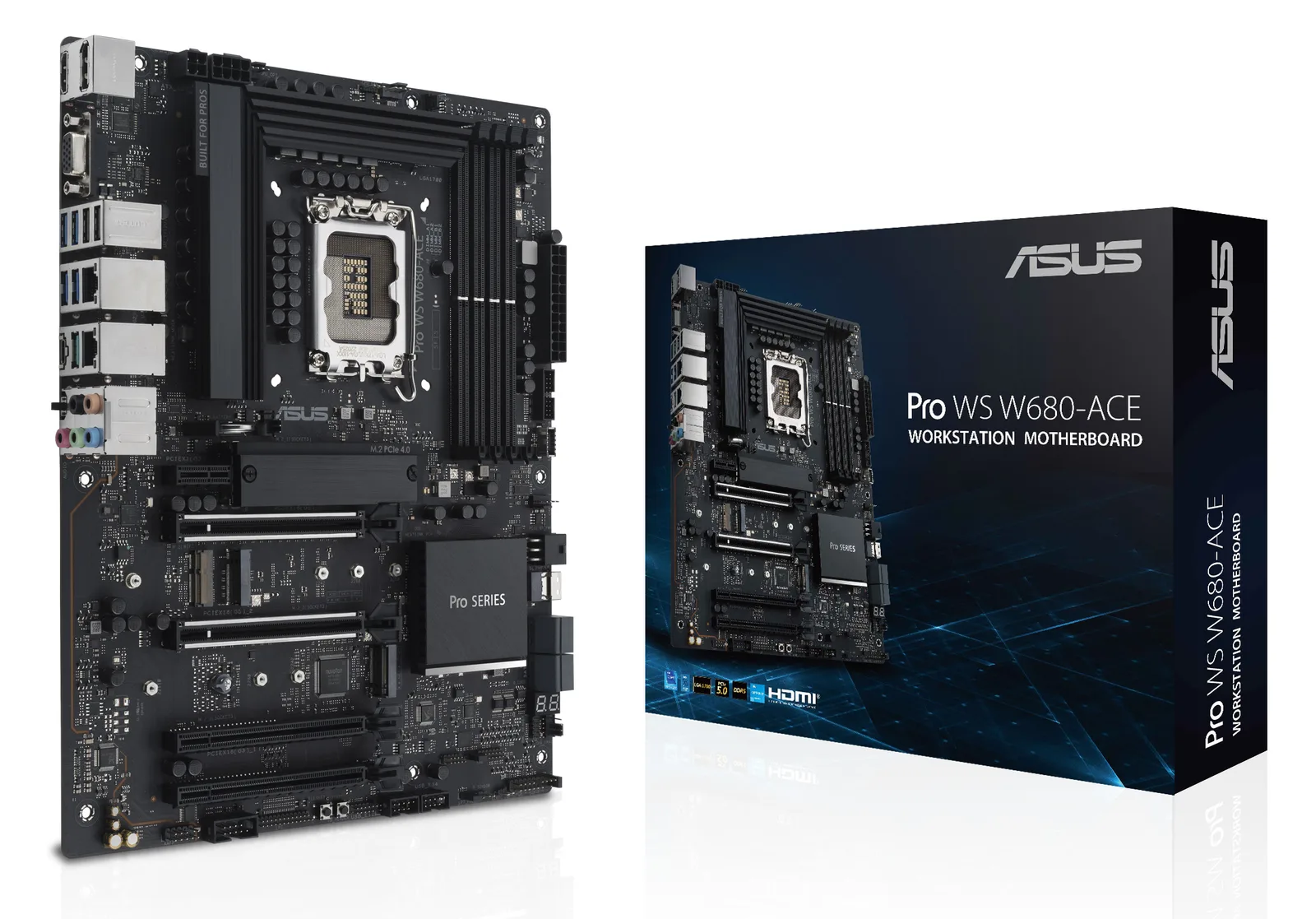 ASUS Pro WS W680-ACE - Motherboard - ATX - LGA1700-Sockel - W680 Chipsatz, Ansicht 3