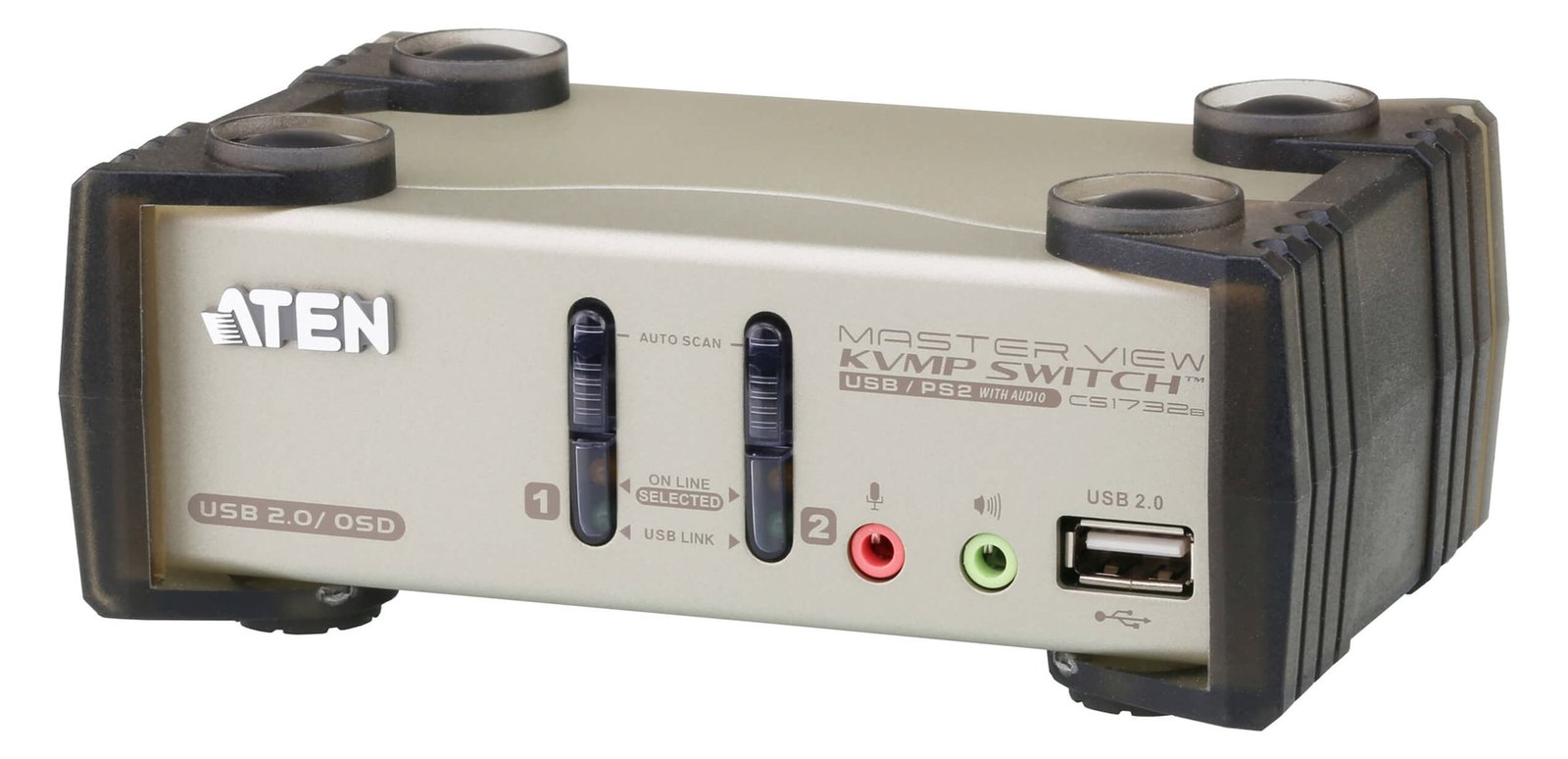 ATEN CS1732B - KVM-/Audio-/USB-Switch - 2 x KVM/Audio/USB