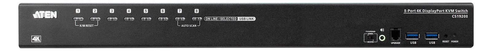 ATEN CS19208 - KVM-/Audio-/USB-Switch - 8 x KVM/Audio/USB, Ansicht 3