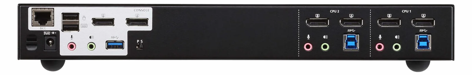 ATEN CS1942DP - KVM-/Audio-/USB-Switch - 2 x KVM/Audio, Ansicht 3