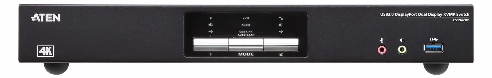 ATEN CS1942DP - KVM-/Audio-/USB-Switch - 2 x KVM/Audio, Ansicht 4