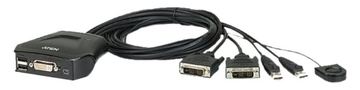 ATEN CS22D - KVM-Switch - 2 x KVM port(s) - 1 lokaler Benutzer von LumaTech